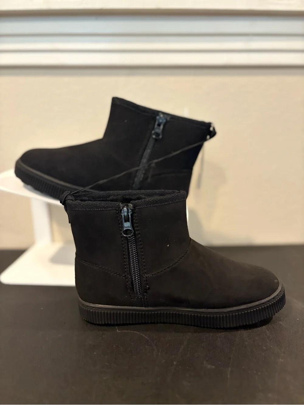 Cat & Jack Toddler Girls Arlo Zipper Shearling Style Boots ARLO Size 12